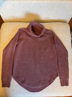 KUHL Women’s Waffle Knit Turtleneck Sweater — Size S